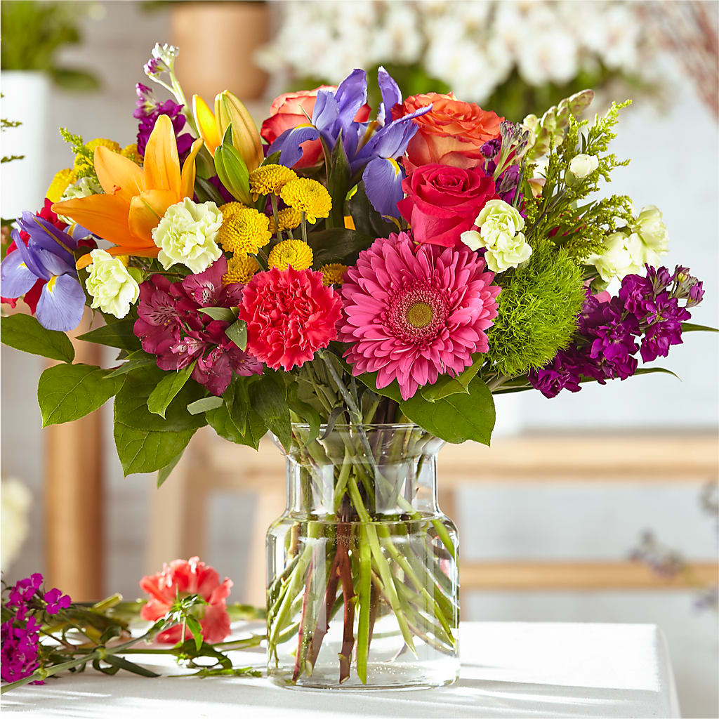 Bold & Bright – A Florist Original – PICKET FENCE FLORAL & DESIGN, Holland MI