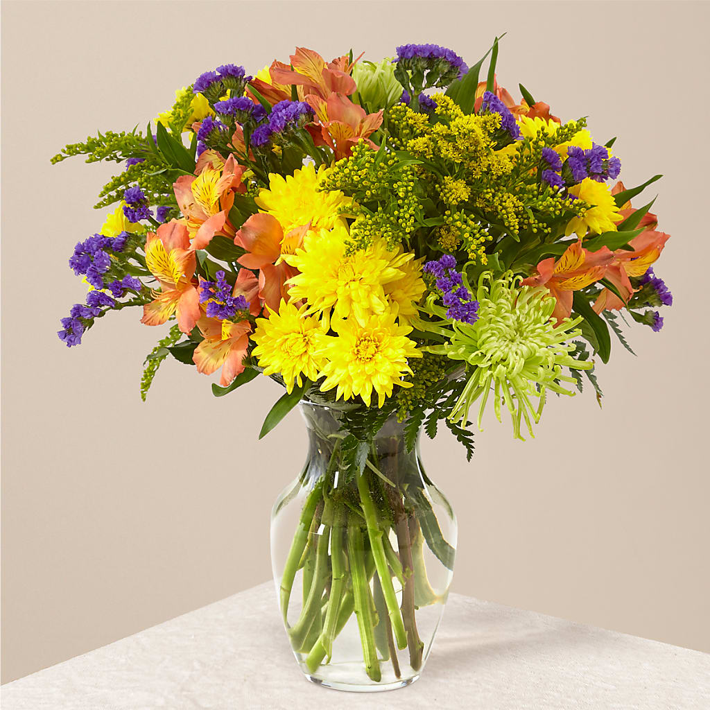 Marmalade Skies Bouquet – PICKET FENCE FLORAL & DESIGN, Holland MI