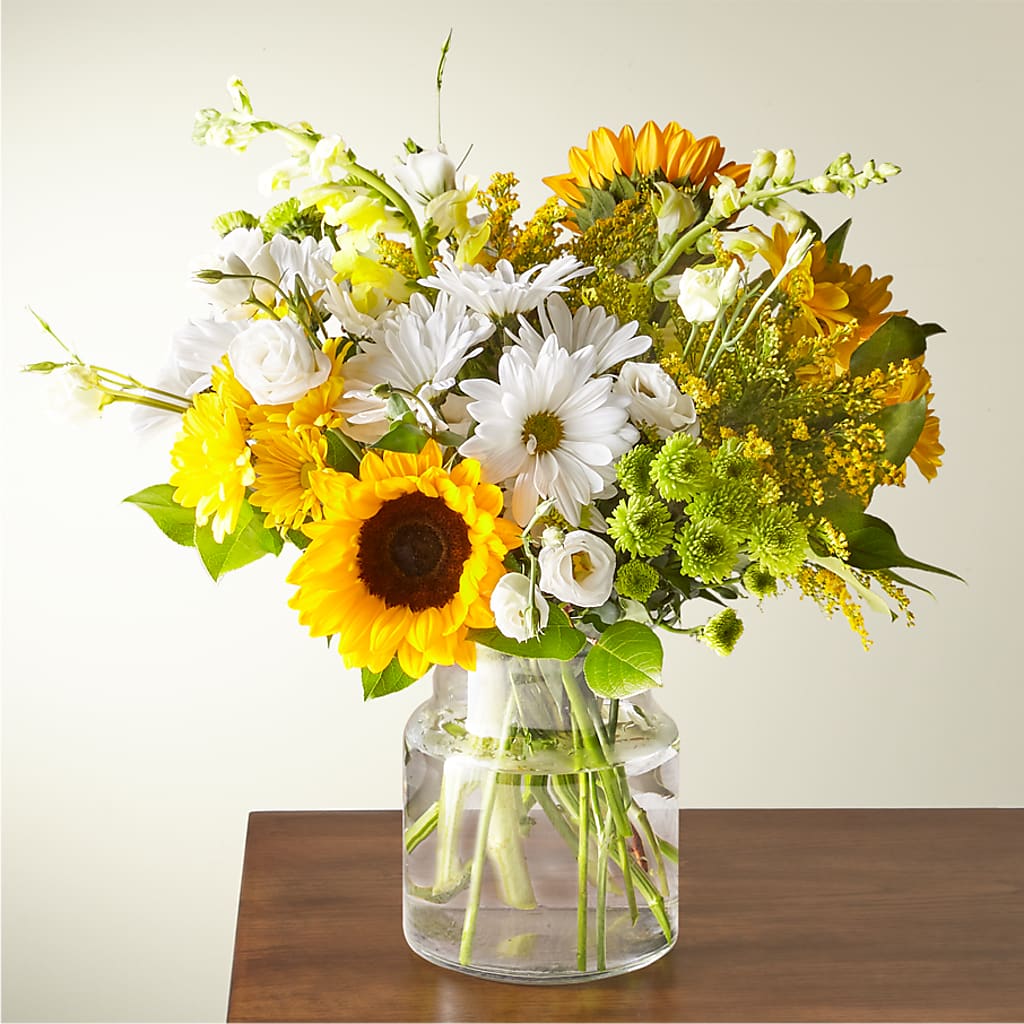 Hello Sunshine Bouquet – PICKET FENCE FLORAL & DESIGN, Holland MI