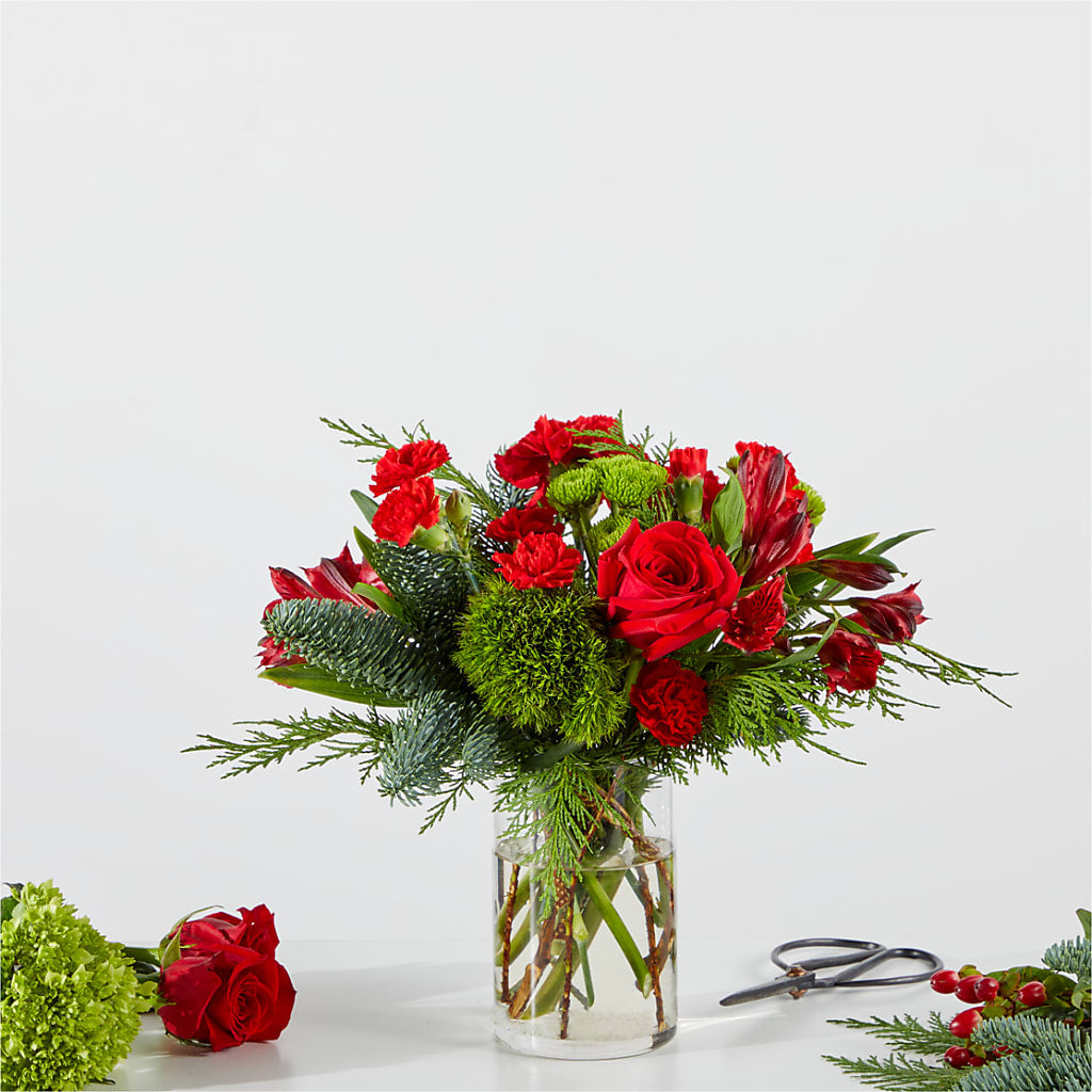 Merry Moment Bouquet – A Florist Original – PICKET FENCE FLORAL & DESIGN, Holland MI