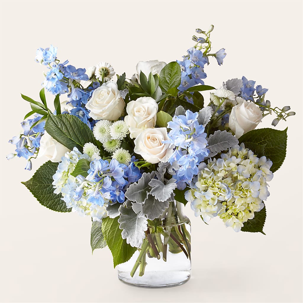Clear Skies Bouquet – PICKET FENCE FLORAL & DESIGN, Holland MI