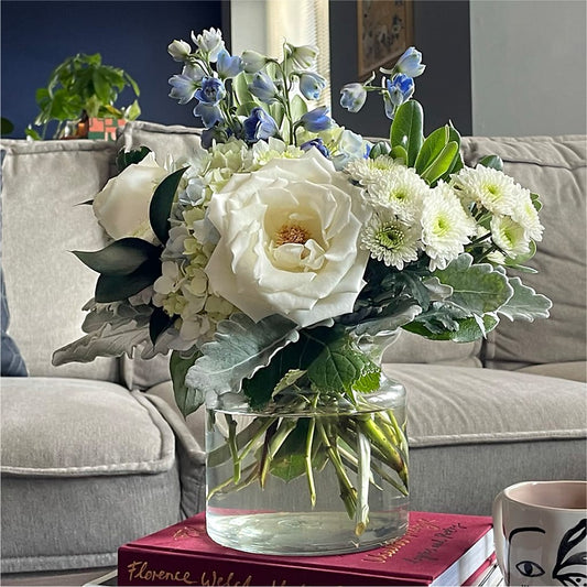 Clear Skies Bouquet – PICKET FENCE FLORAL & DESIGN, Holland MI