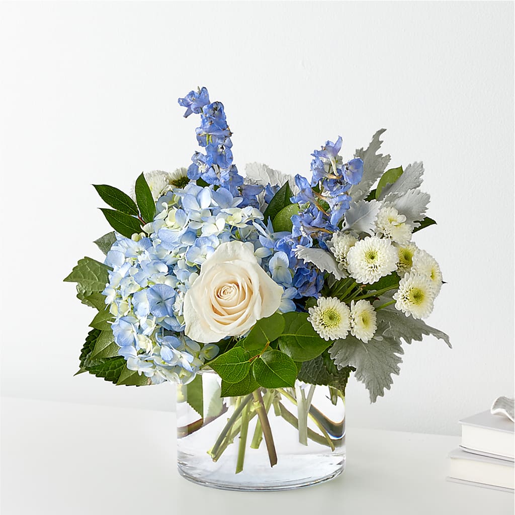 Clear Skies Bouquet – PICKET FENCE FLORAL & DESIGN, Holland MI