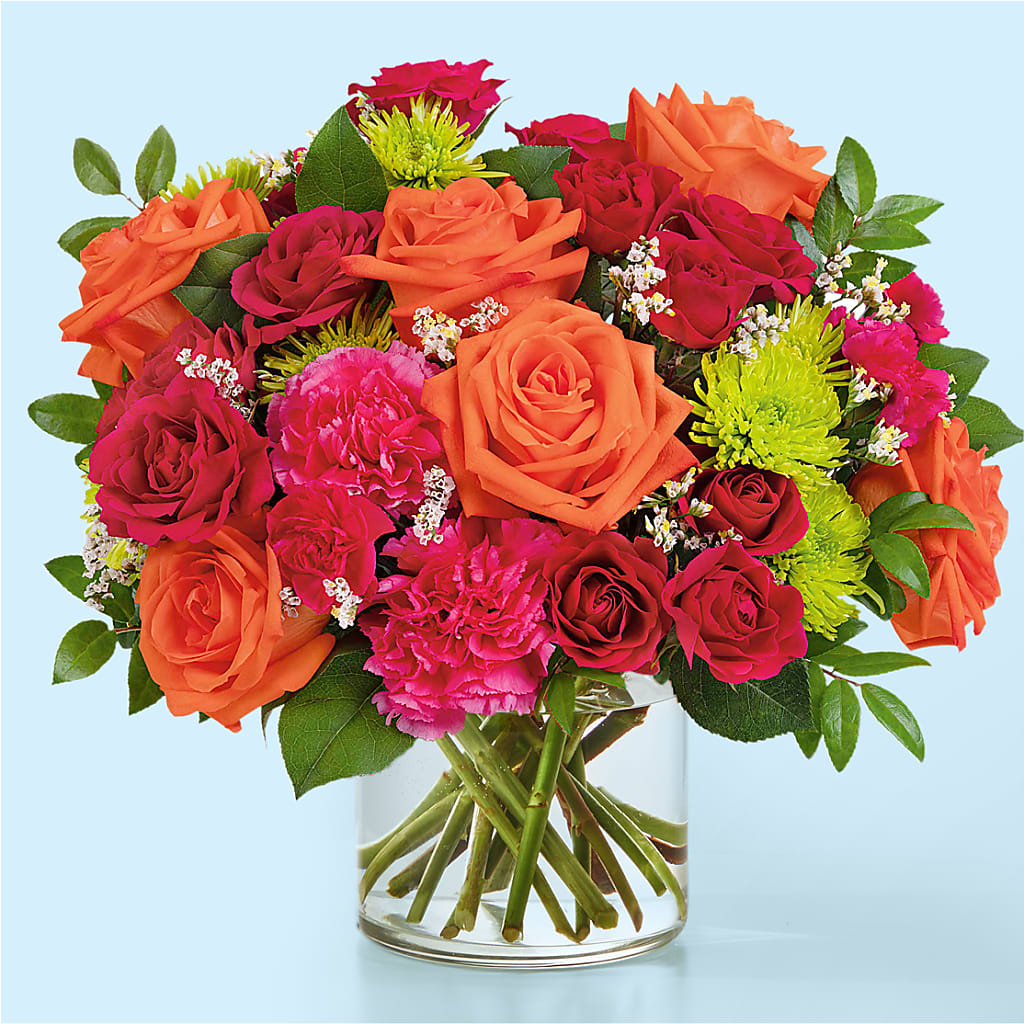 Colorful Carnival Bouquet – PICKET FENCE FLORAL & DESIGN, Holland MI