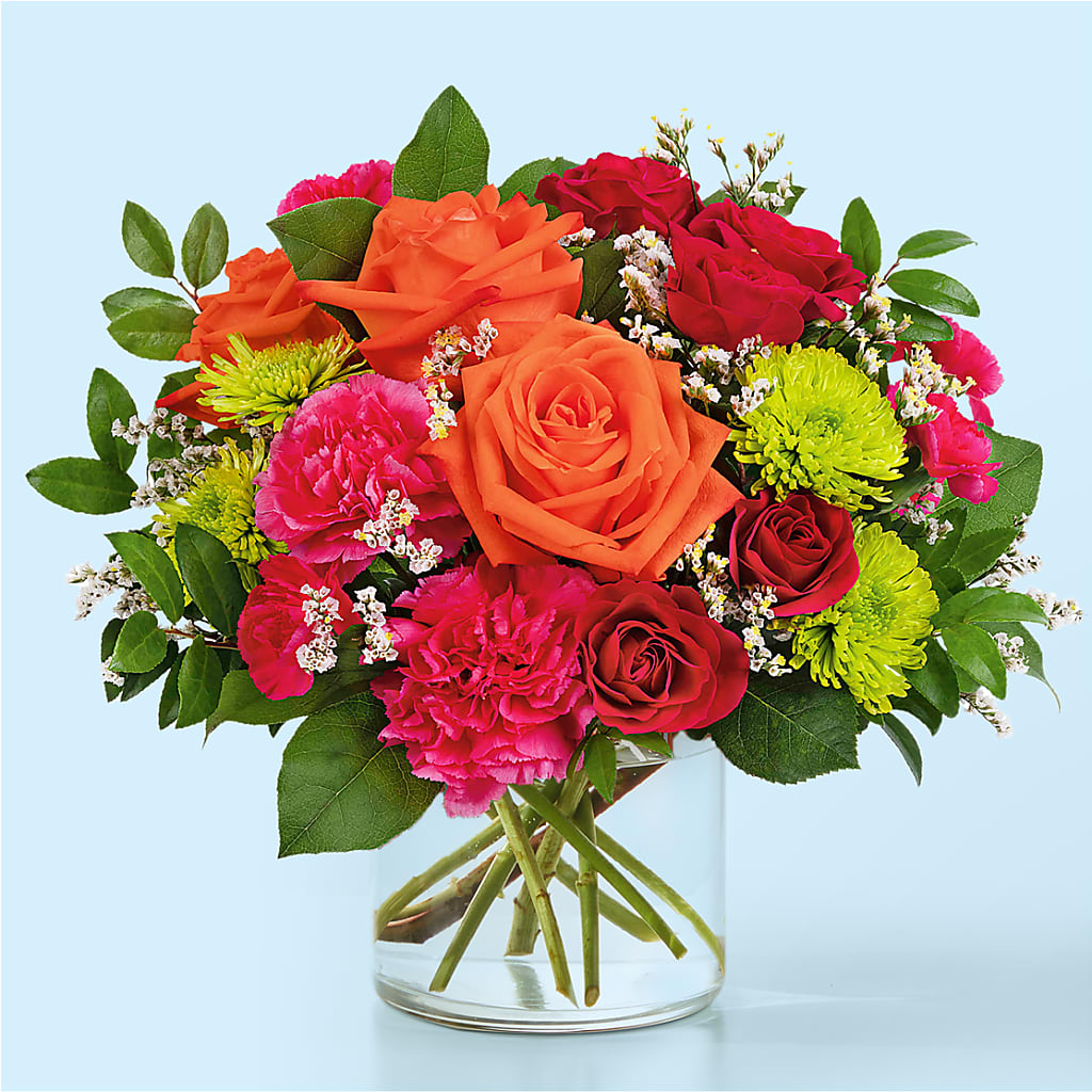 Colorful Carnival Bouquet – PICKET FENCE FLORAL & DESIGN, Holland MI