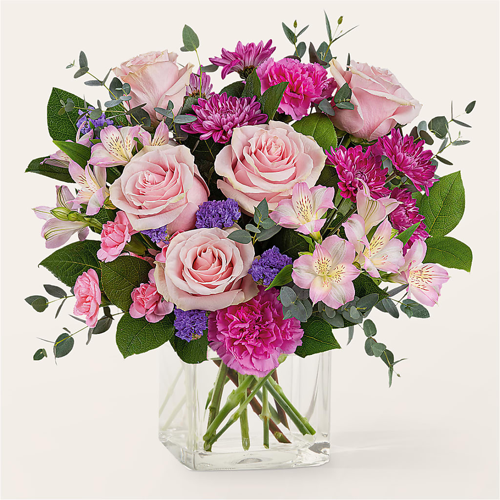Rosy Radiance Bouquet – PICKET FENCE FLORAL & DESIGN, Holland MI