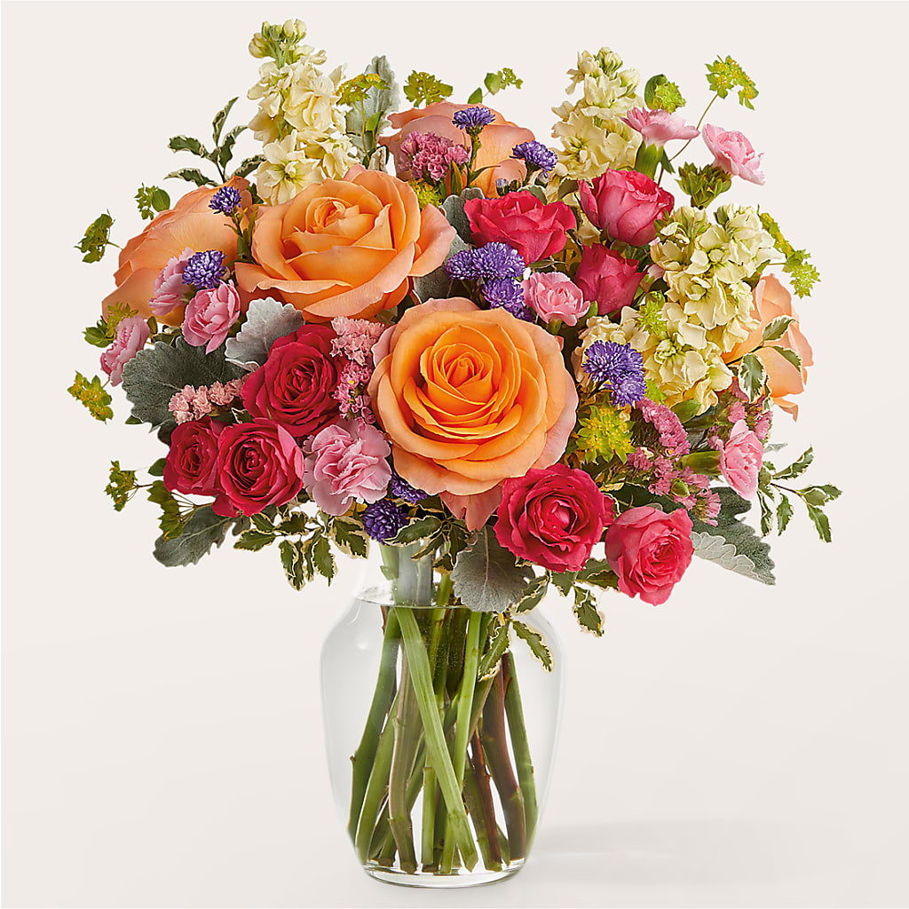 Tangerine Tango Bouquet – PICKET FENCE FLORAL & DESIGN, Holland MI