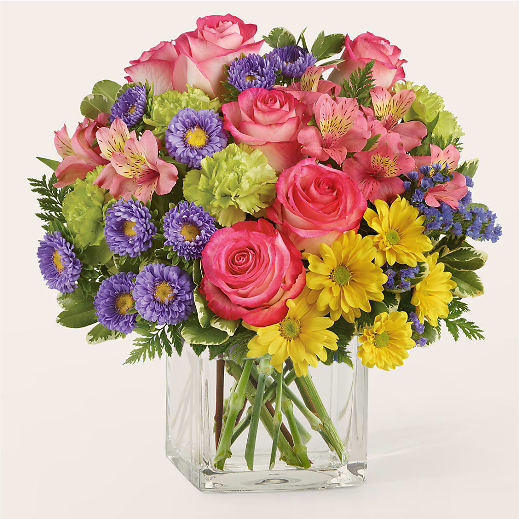 Candy Jar Bouquet – PICKET FENCE FLORAL & DESIGN, Holland MI