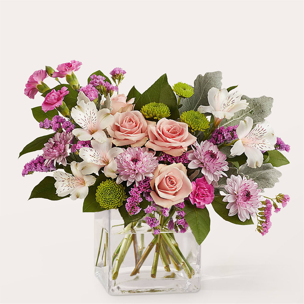 Pink Suede Bouquet – PICKET FENCE FLORAL & DESIGN, Holland MI