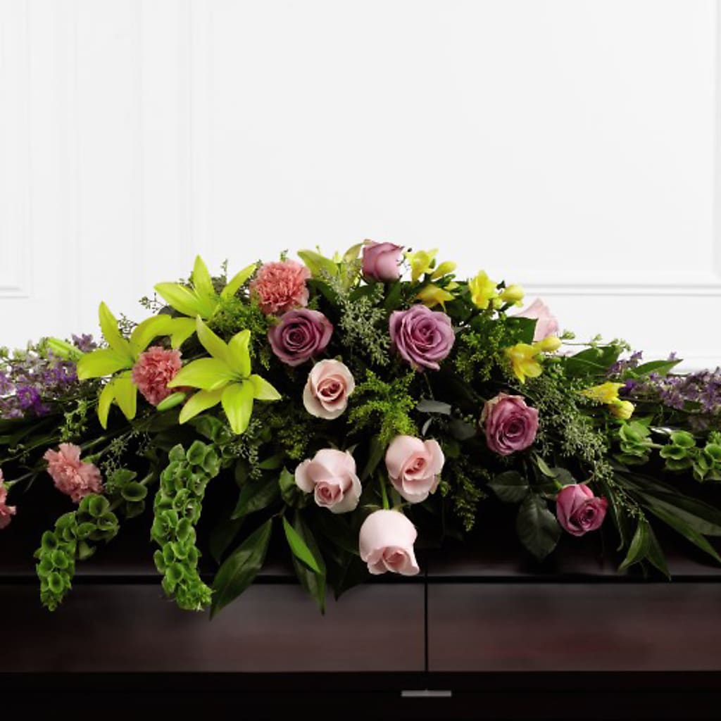 Forever Beloved Casket Spray – PICKET FENCE FLORAL & DESIGN, Holland MI