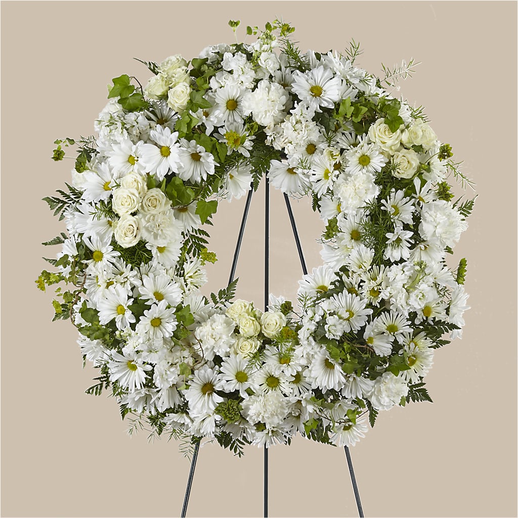 Faithful Wishes Wreath – PICKET FENCE FLORAL & DESIGN, Holland MI