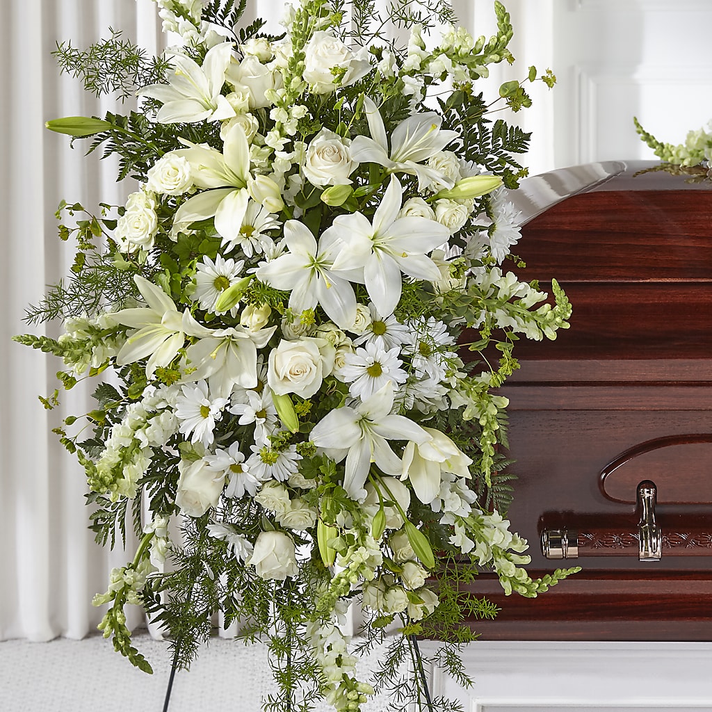 Loving Thoughts Standing Spray – PICKET FENCE FLORAL & DESIGN, Holland MI