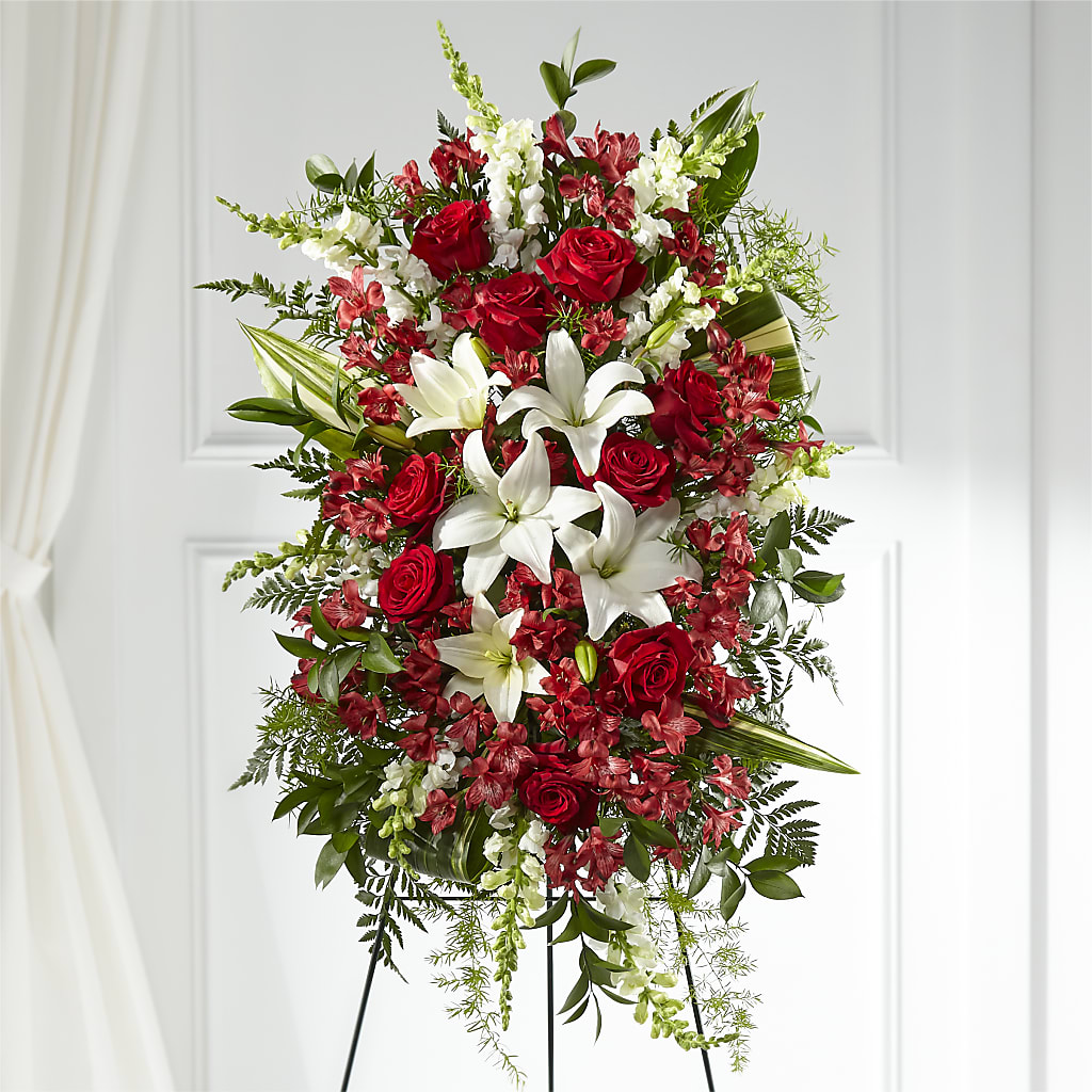 Everlasting Memory Standing Spray – PICKET FENCE FLORAL & DESIGN, Holland MI