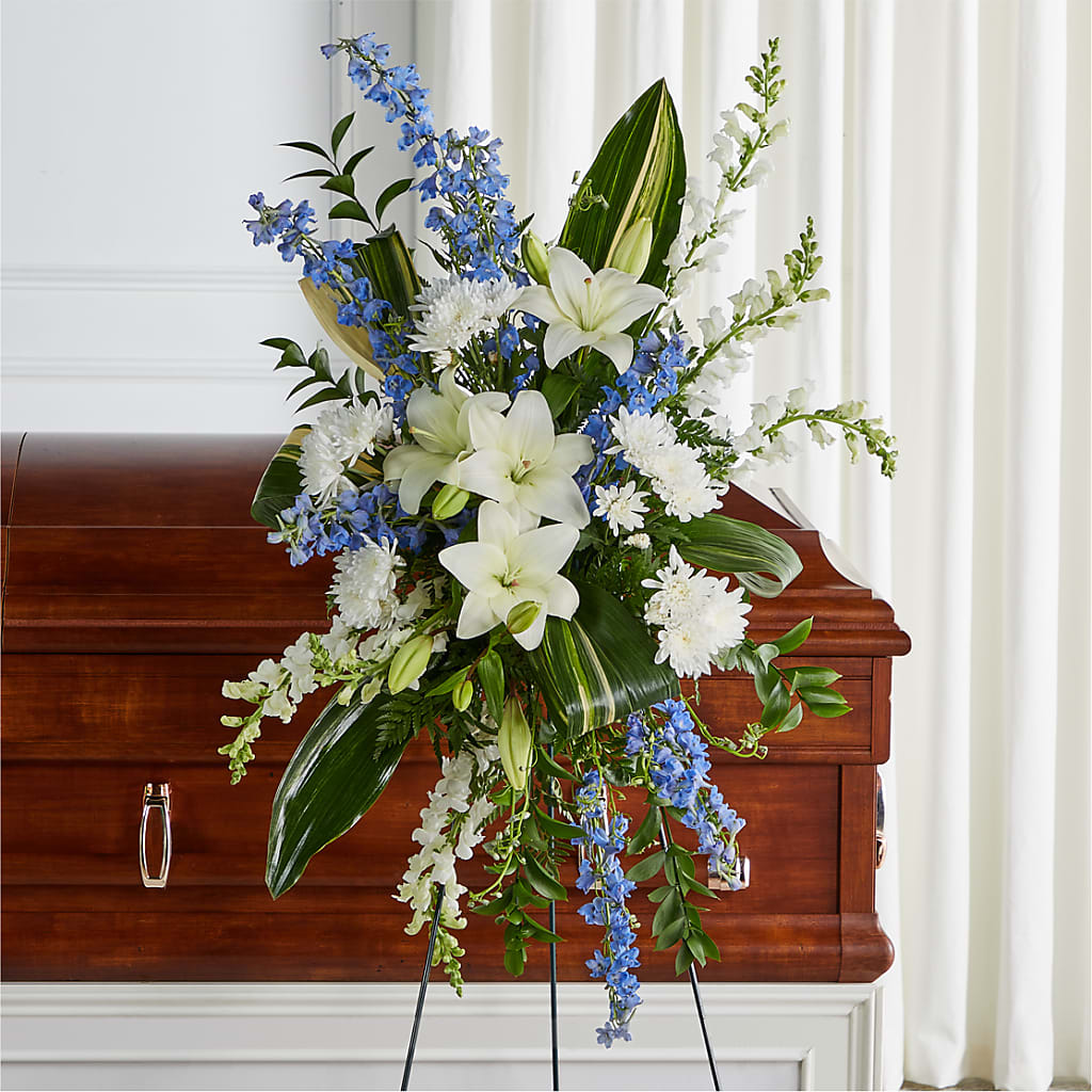 Eternal Impressions Standing Spray – PICKET FENCE FLORAL & DESIGN, Holland MI