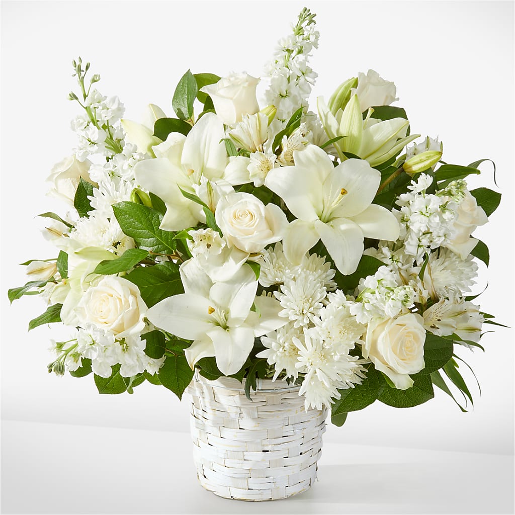 Peaceful Reflections Arrangement – PICKET FENCE FLORAL & DESIGN, Holland MI