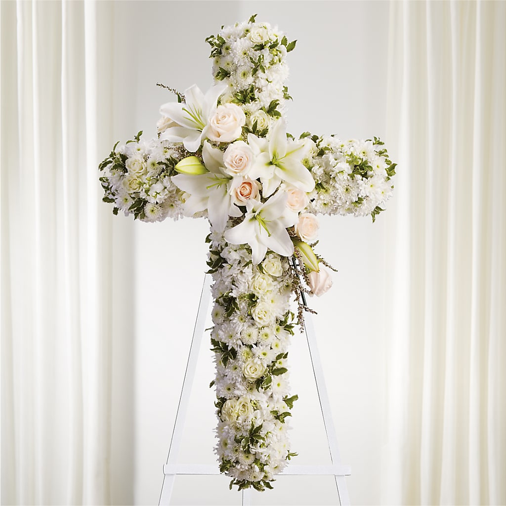 Spiritual Guidance Standing Spray – PICKET FENCE FLORAL & DESIGN, Holland MI