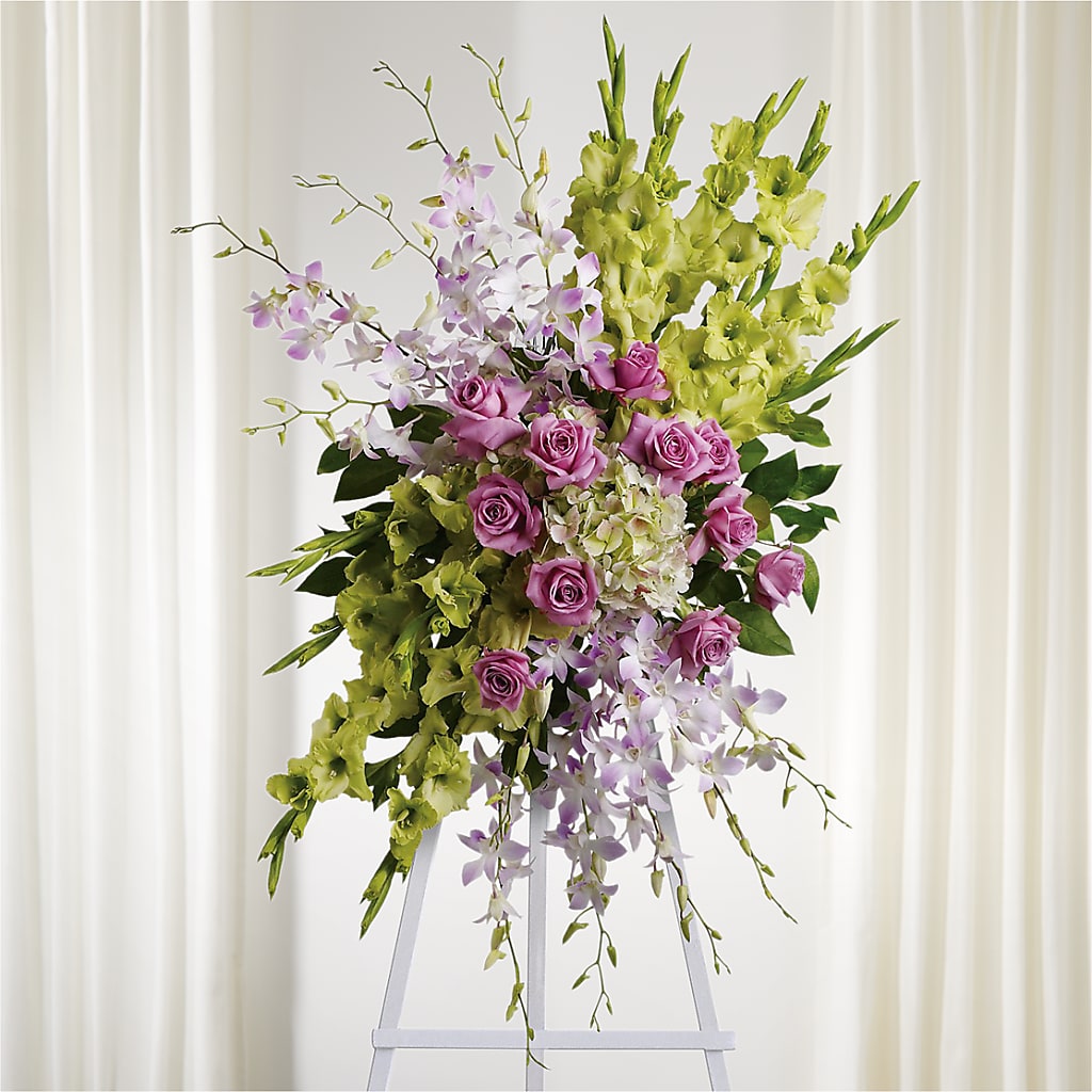 Lasting Legacy Standing Spray – PICKET FENCE FLORAL & DESIGN, Holland MI