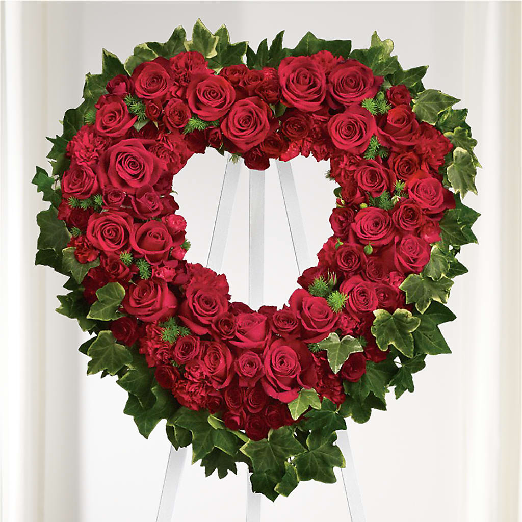 Wholehearted Standing Spray – PICKET FENCE FLORAL & DESIGN, Holland MI