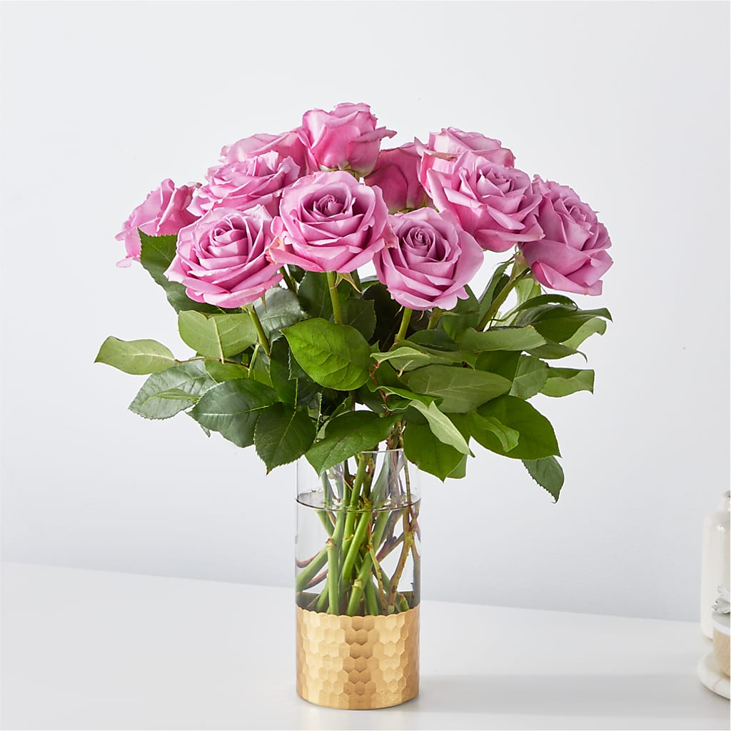 Secret Admirer Lavender Rose Bouquet – PICKET FENCE FLORAL & DESIGN, Holland MI
