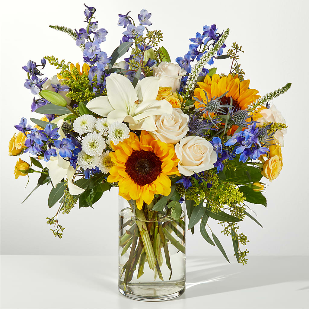 Wonderfully Sunny Bouquet – PICKET FENCE FLORAL & DESIGN, Holland MI