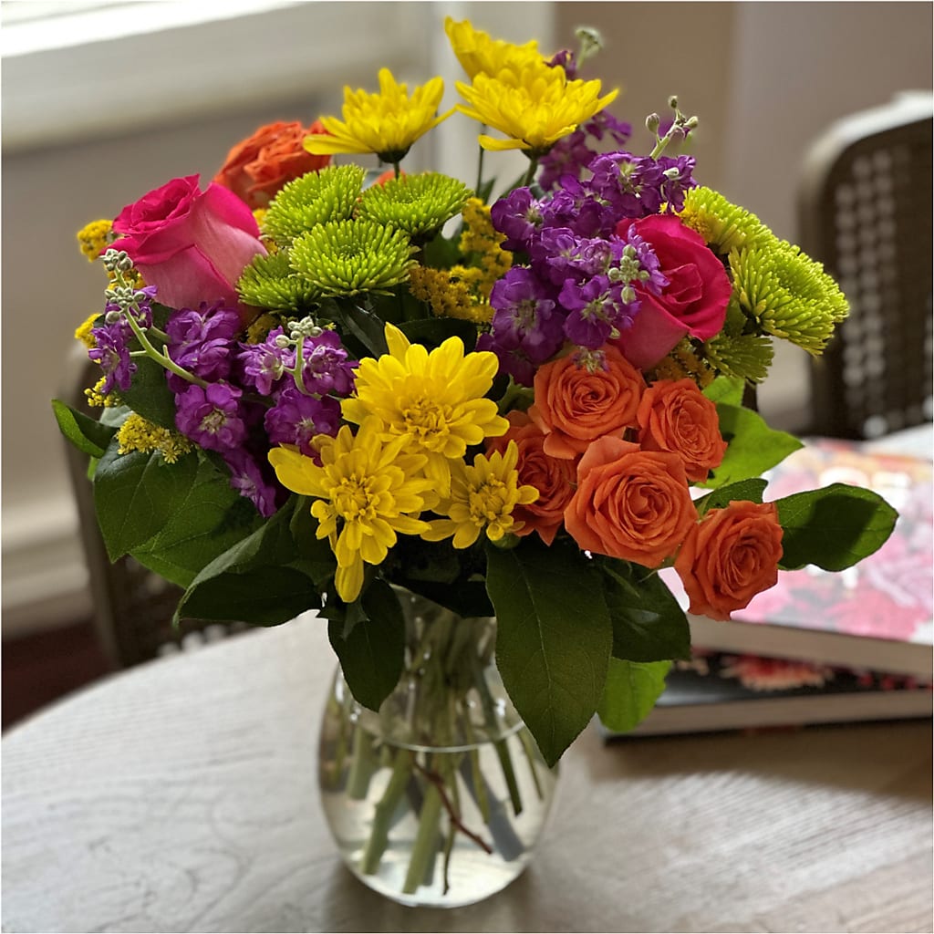 Bold & Bright – A Florist Original – PICKET FENCE FLORAL & DESIGN, Holland MI