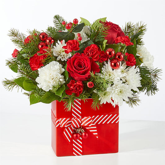 Presents Under the Tree Bouquet – PICKET FENCE FLORAL & DESIGN, Holland MI