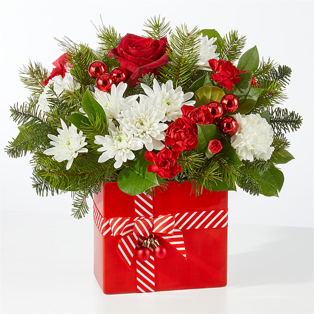 Presents Under the Tree Bouquet – PICKET FENCE FLORAL & DESIGN, Holland MI