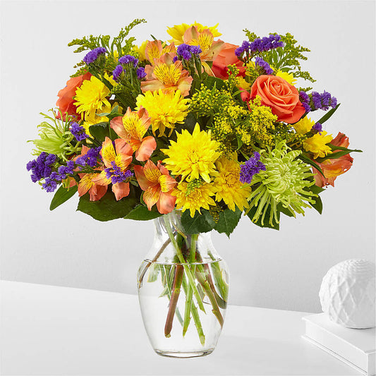 Marmalade Skies Bouquet – PICKET FENCE FLORAL & DESIGN, Holland MI