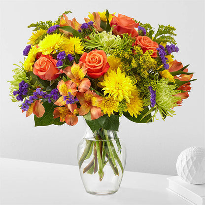 Marmalade Skies Bouquet – PICKET FENCE FLORAL & DESIGN, Holland MI