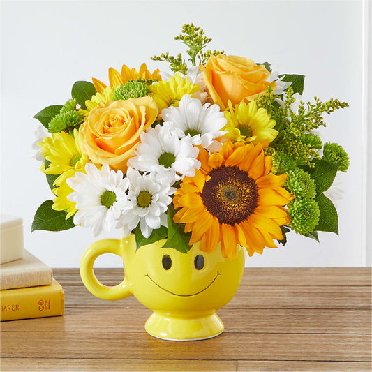 Be Happy Bouquet – PICKET FENCE FLORAL & DESIGN, Holland MI