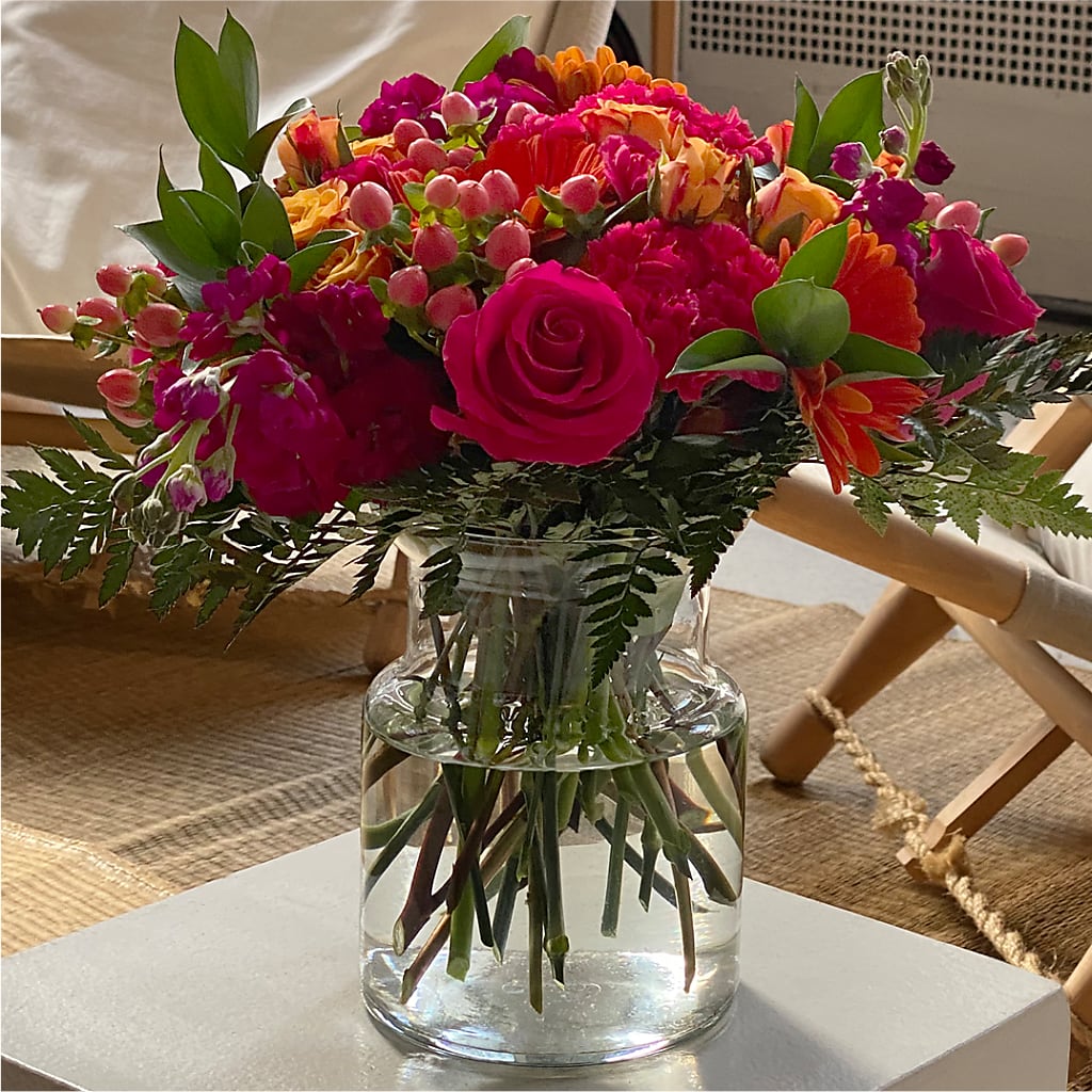 Fiesta Bouquet – PICKET FENCE FLORAL & DESIGN, Holland MI