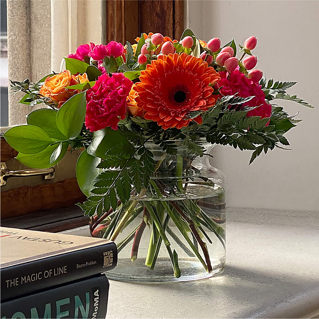 Fiesta Bouquet – PICKET FENCE FLORAL & DESIGN, Holland MI