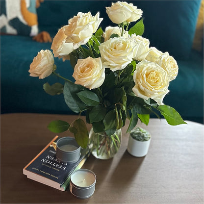 Long Stem Yellow Rose Bouquet – PICKET FENCE FLORAL & DESIGN, Holland MI