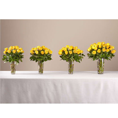 Long Stem Yellow Rose Bouquet – PICKET FENCE FLORAL & DESIGN, Holland MI