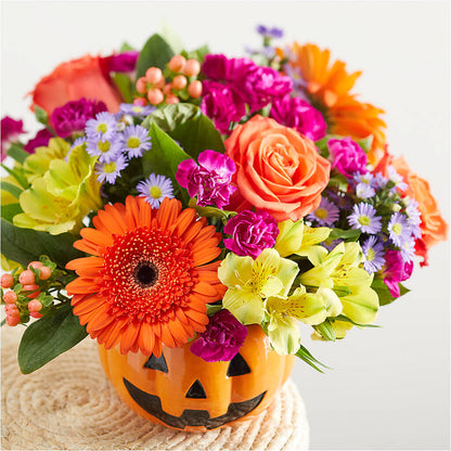Tricks & Treats Pumpkin – PICKET FENCE FLORAL & DESIGN, Holland MI