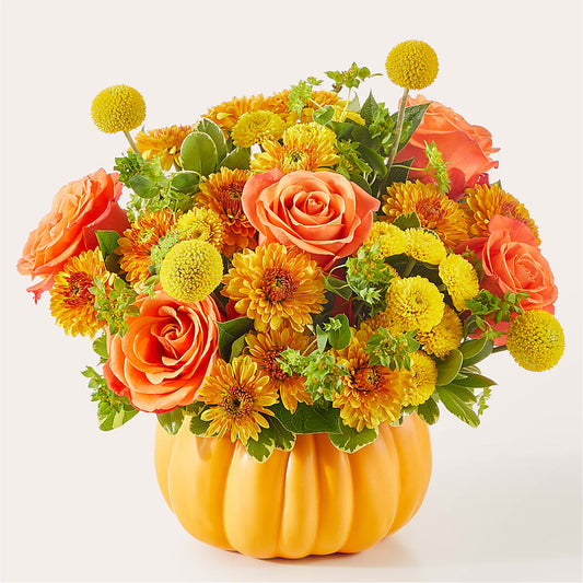 Gourdgeous Pumpkin – PICKET FENCE FLORAL & DESIGN, Holland MI