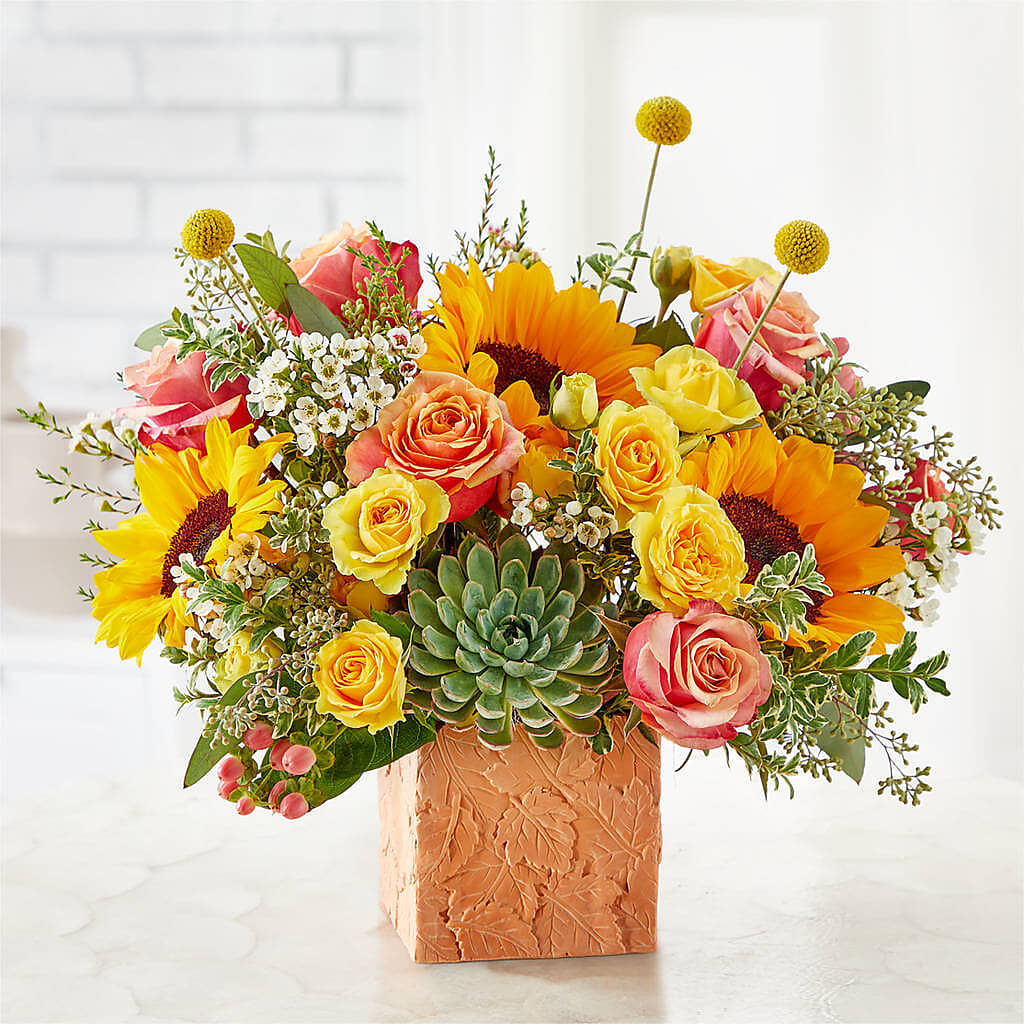 Sunflower Season Bouquet – PICKET FENCE FLORAL & DESIGN, Holland MI