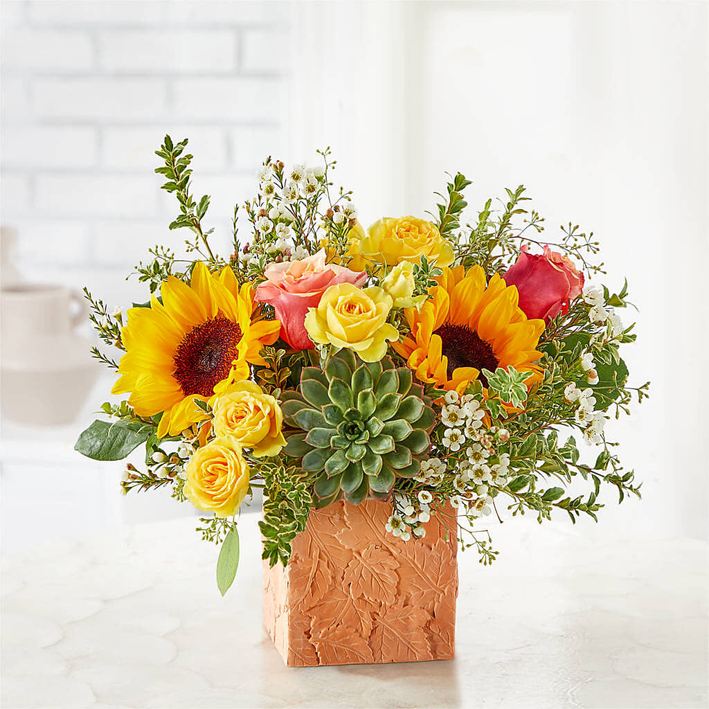 Sunflower Season Bouquet – PICKET FENCE FLORAL & DESIGN, Holland MI