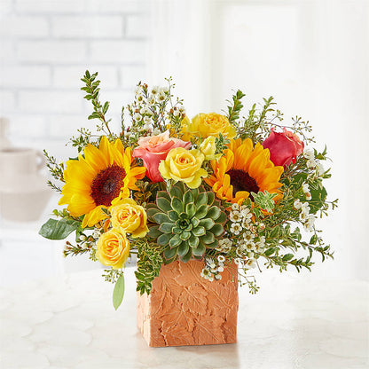 Sunflower Season Bouquet – PICKET FENCE FLORAL & DESIGN, Holland MI