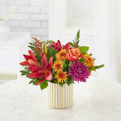 Burgundy Landscape Bouquet – PICKET FENCE FLORAL & DESIGN, Holland MI