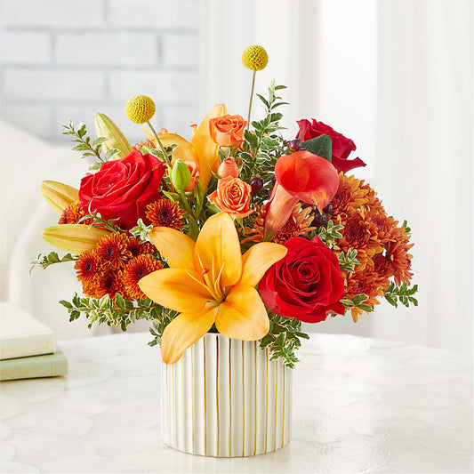Scarlet Skies Bouquet – PICKET FENCE FLORAL & DESIGN, Holland MI