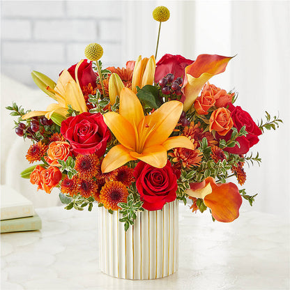 Scarlet Skies Bouquet – PICKET FENCE FLORAL & DESIGN, Holland MI