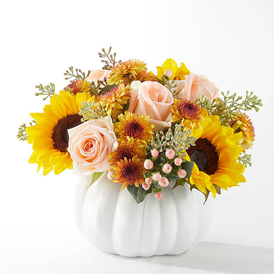 Pumpkin to Talk About Bouquet – PICKET FENCE FLORAL & DESIGN, Holland MI