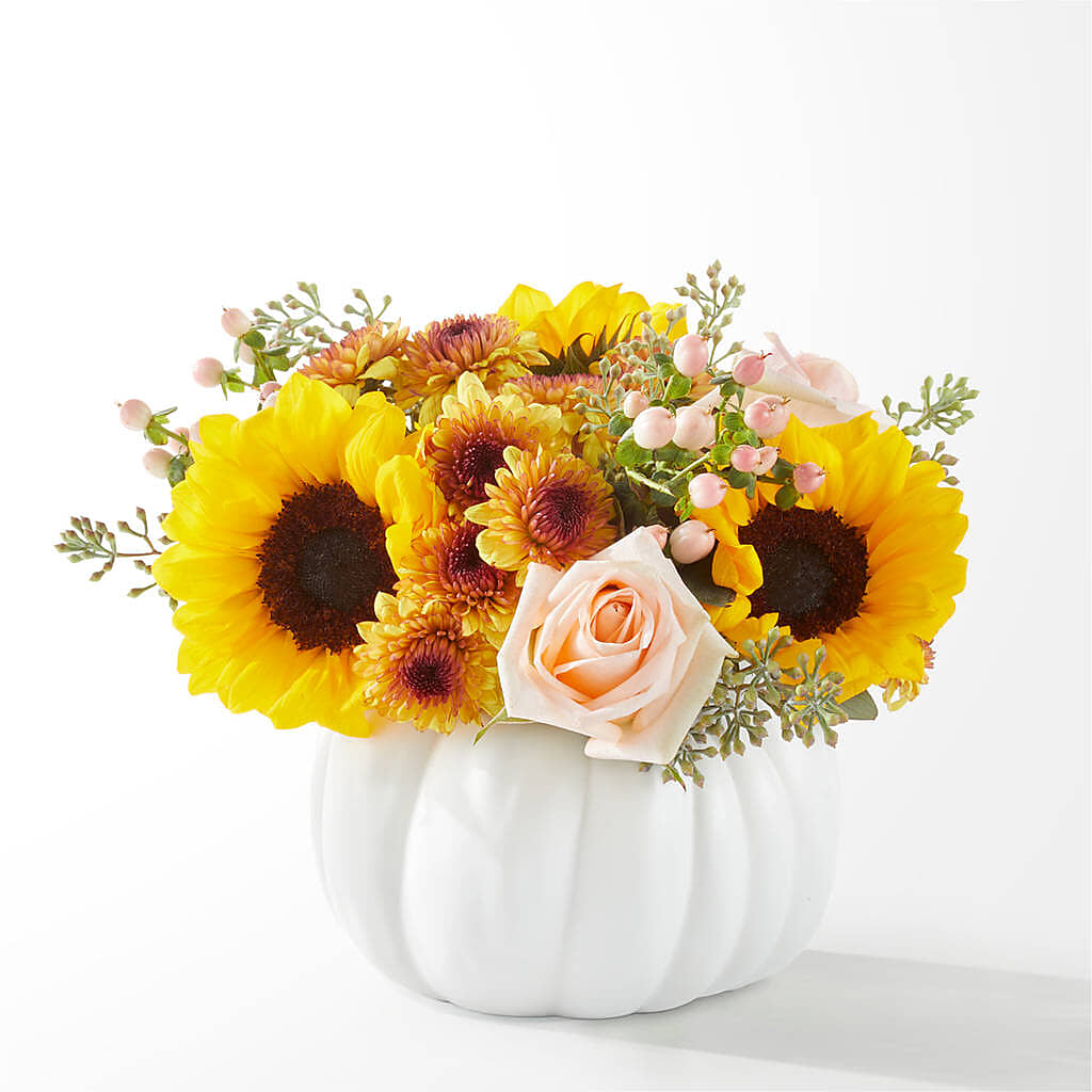 Pumpkin to Talk About Bouquet – PICKET FENCE FLORAL & DESIGN, Holland MI