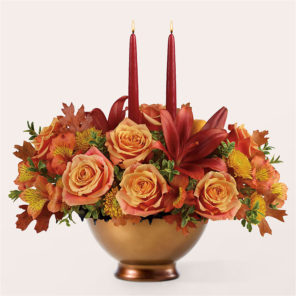Harvest Table Centerpiece – PICKET FENCE FLORAL & DESIGN, Holland MI