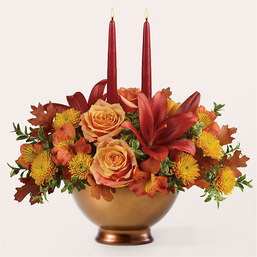 Harvest Table Centerpiece – PICKET FENCE FLORAL & DESIGN, Holland MI
