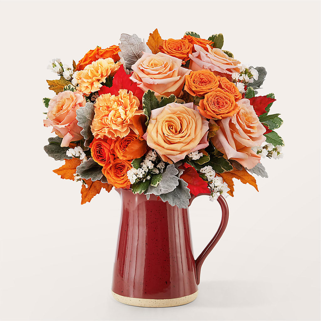 Pumpkin Pie Bouquet – PICKET FENCE FLORAL & DESIGN, Holland MI