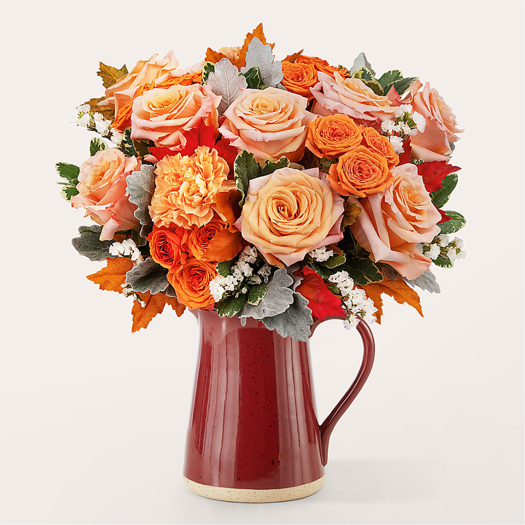 Pumpkin Pie Bouquet – PICKET FENCE FLORAL & DESIGN, Holland MI