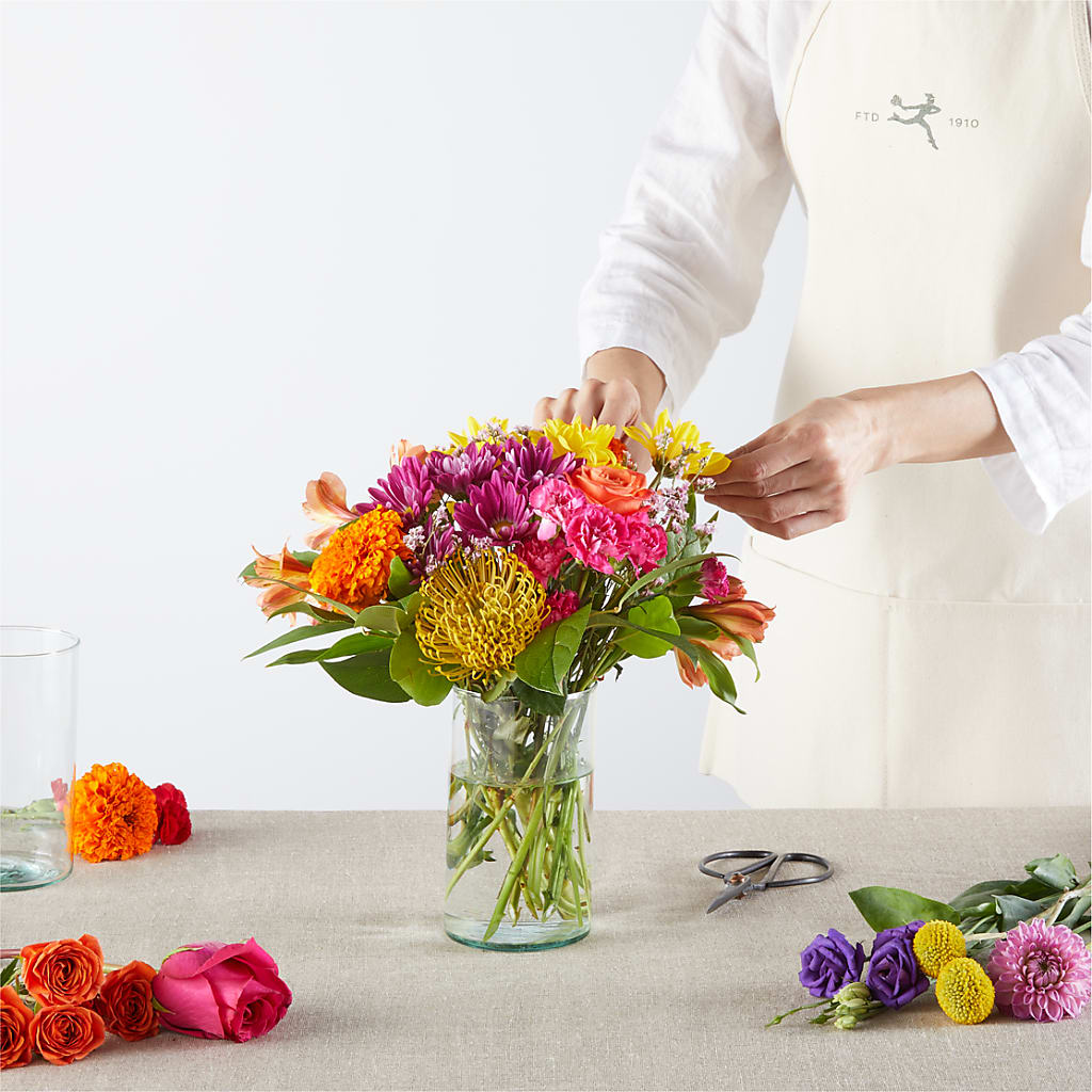 Feast of Color – A Florist Original – PICKET FENCE FLORAL & DESIGN, Holland MI