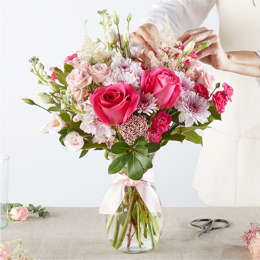 Pink Ribbon - A Florist Original – PICKET FENCE FLORAL & DESIGN, Holland MI